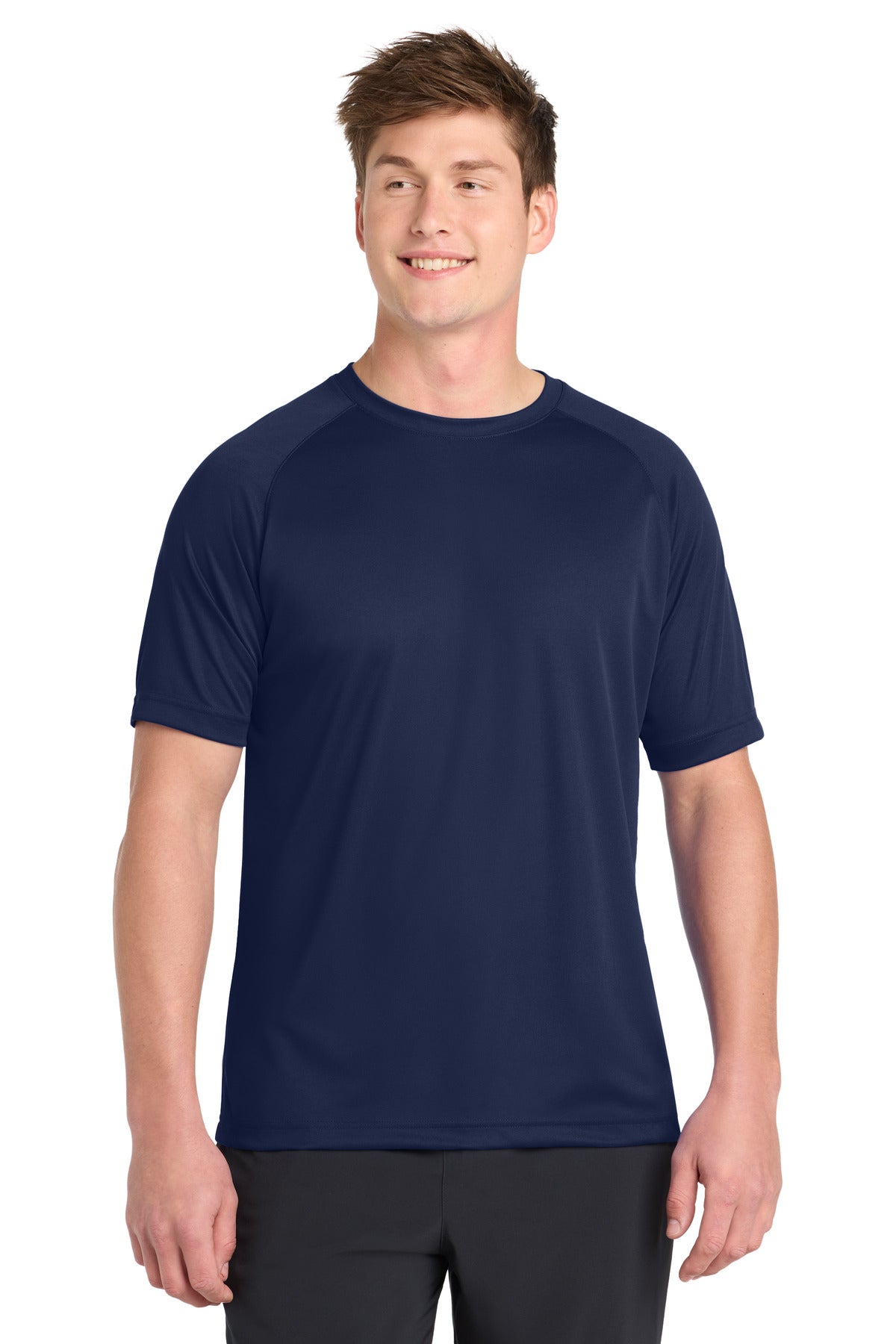 Sport-TekÂ® Dry ZoneÂ® Short Sleeve Raglan T-Shirt. T473