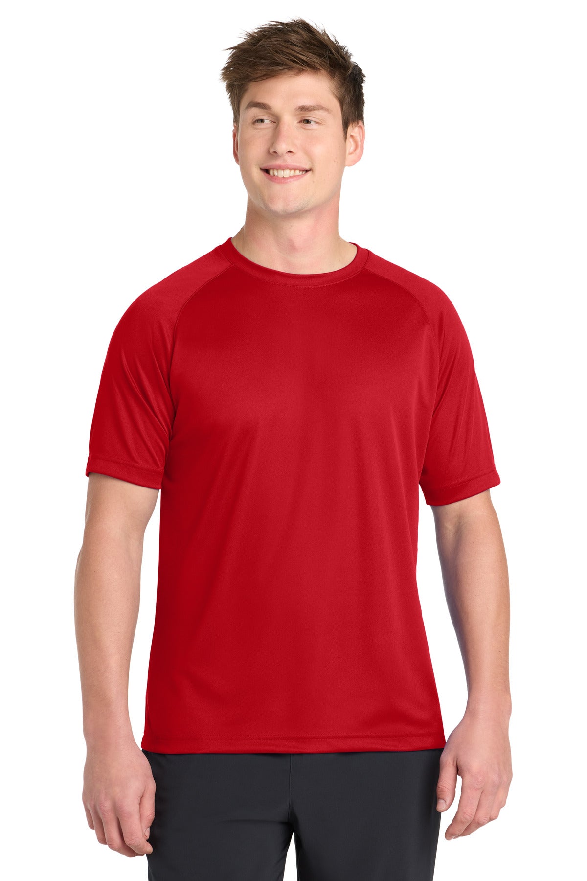Sport-TekÂ® Dry ZoneÂ® Short Sleeve Raglan T-Shirt. T473