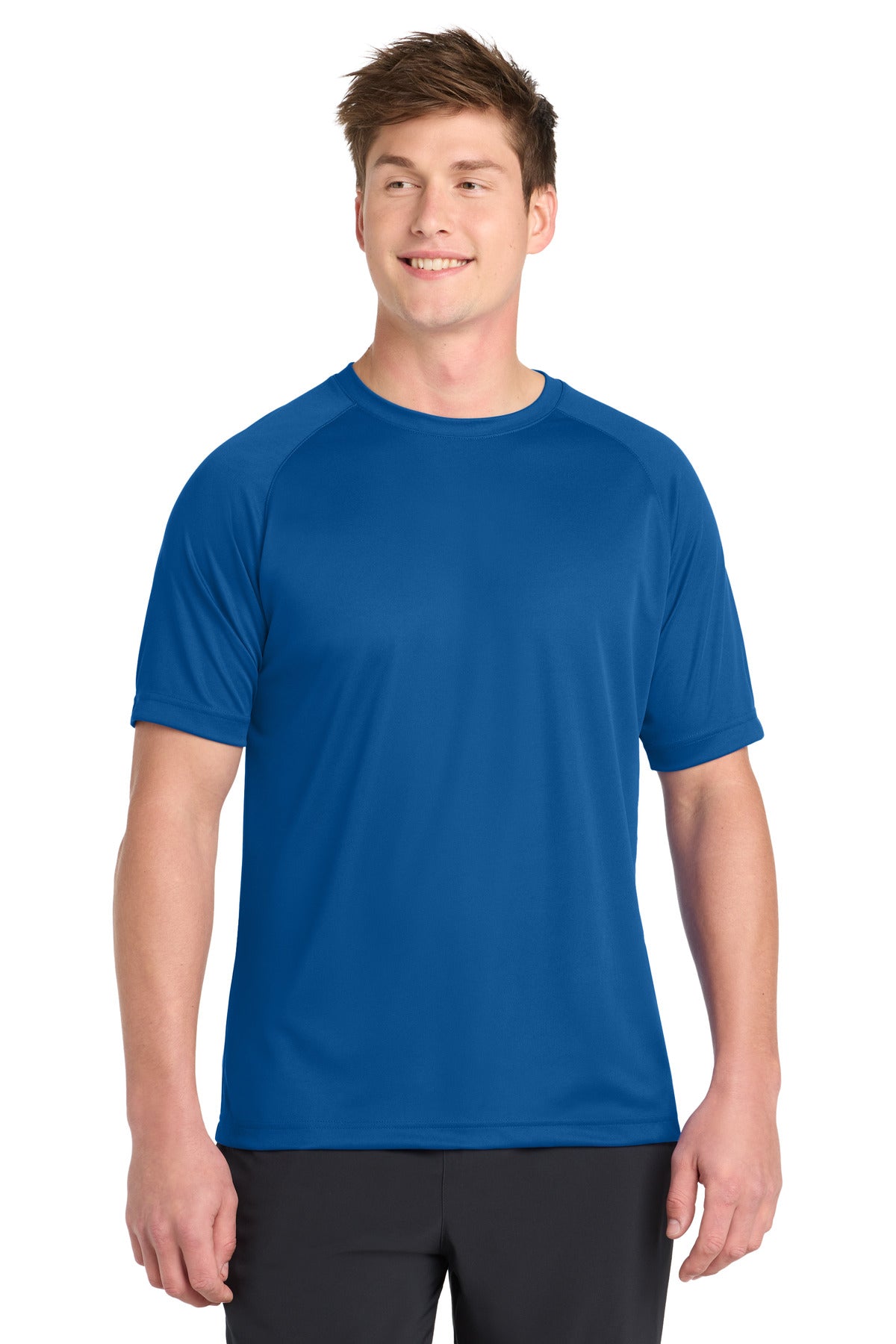 Sport-TekÂ® Dry ZoneÂ® Short Sleeve Raglan T-Shirt. T473