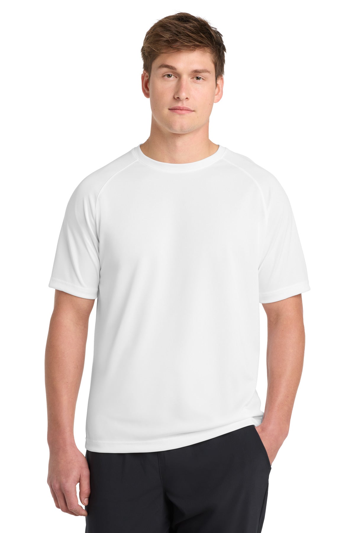 Sport-TekÂ® Dry ZoneÂ® Short Sleeve Raglan T-Shirt. T473