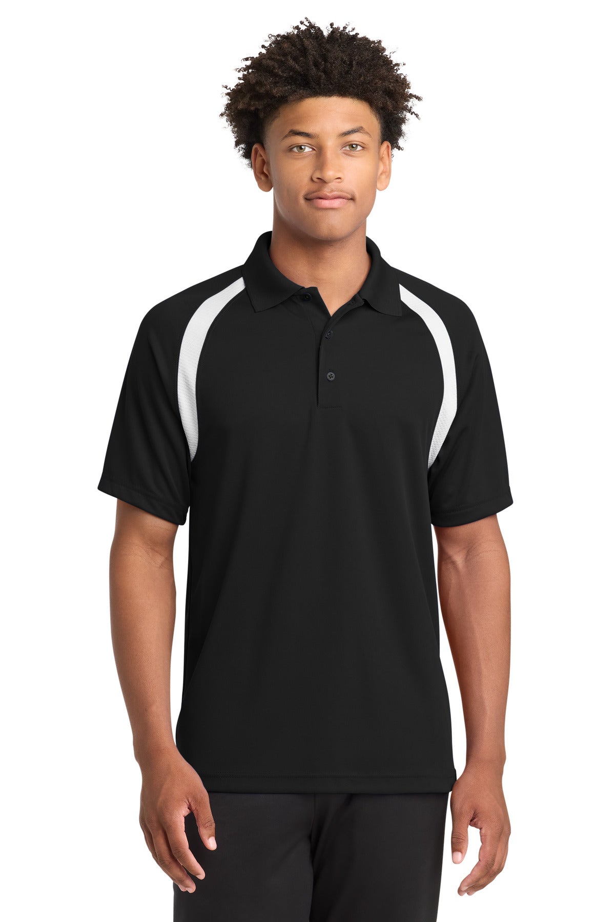 Sport-TekÂ® Dry ZoneÂ® Colorblock Raglan Polo. T476
