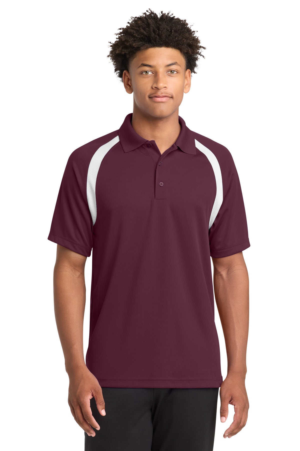 Sport-TekÂ® Dry ZoneÂ® Colorblock Raglan Polo. T476