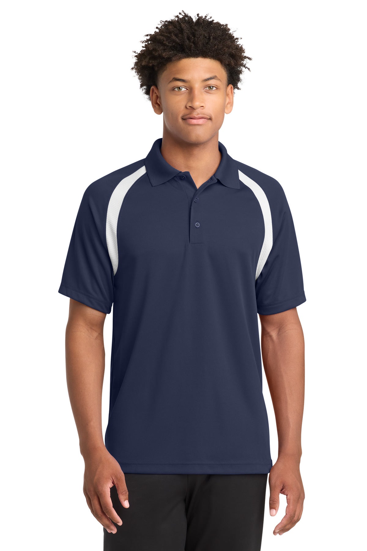 Sport-TekÂ® Dry ZoneÂ® Colorblock Raglan Polo. T476