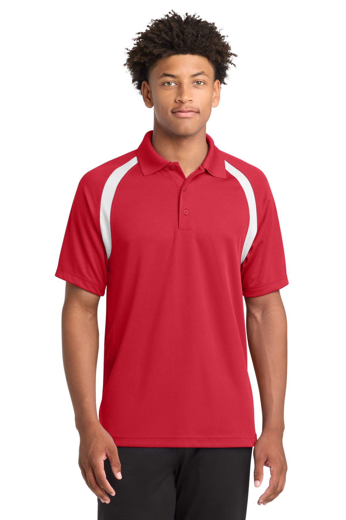 Sport-TekÂ® Dry ZoneÂ® Colorblock Raglan Polo. T476