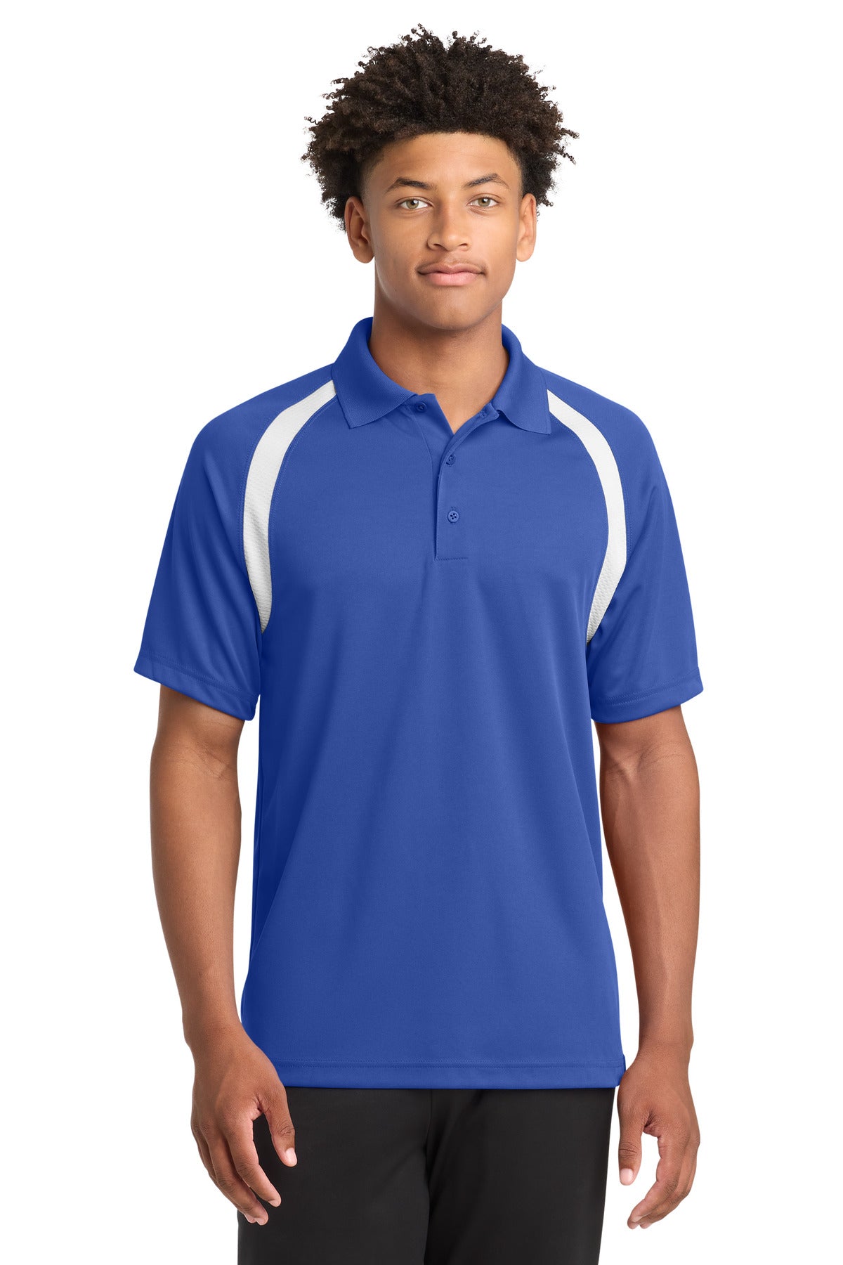 Sport-TekÂ® Dry ZoneÂ® Colorblock Raglan Polo. T476
