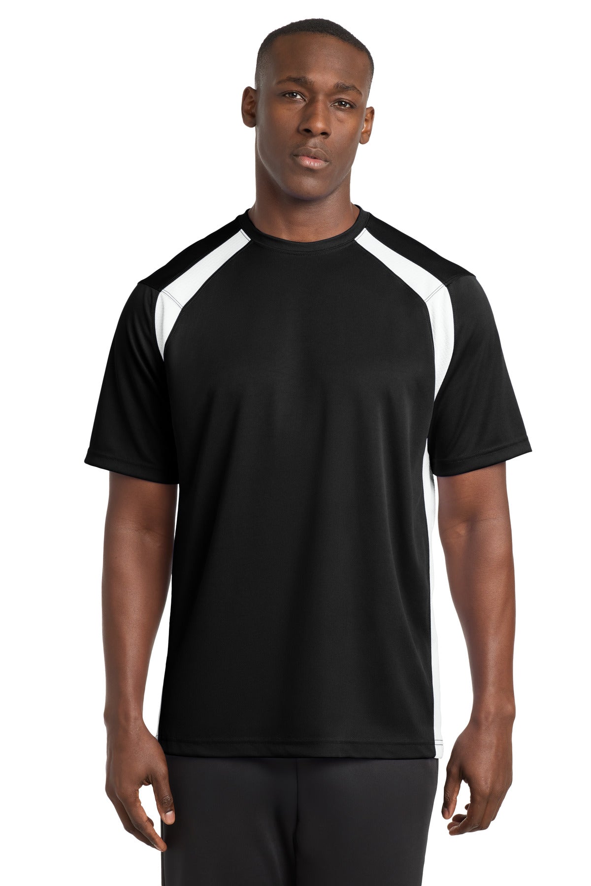 Sport-Tek?? Dry Zone?? Colorblock Crew. T478