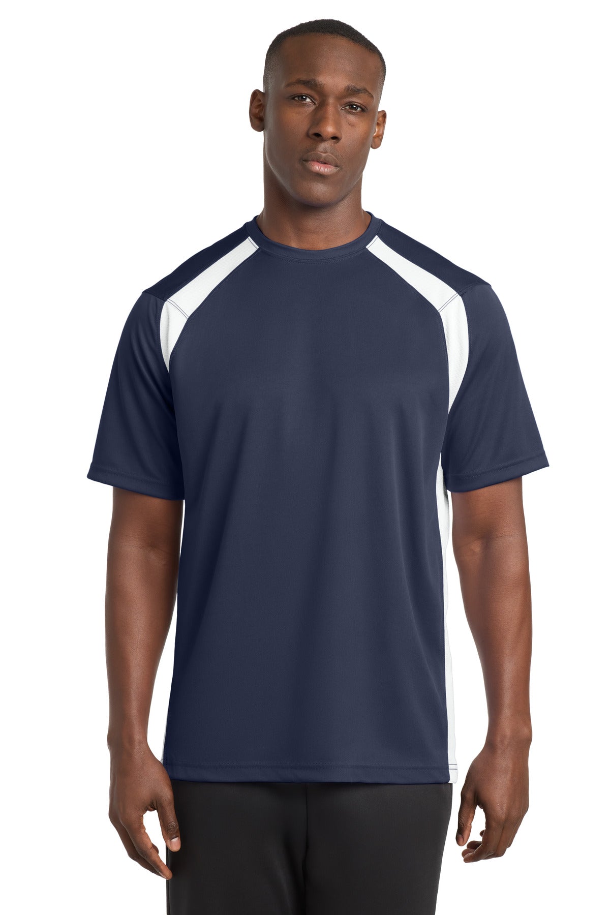Sport-Tek?? Dry Zone?? Colorblock Crew. T478