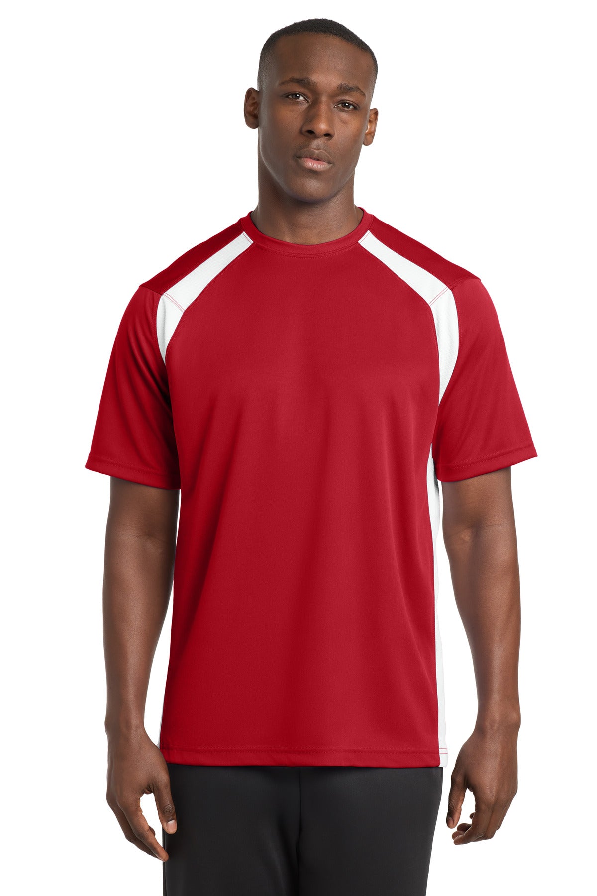 Sport-Tek?? Dry Zone?? Colorblock Crew. T478