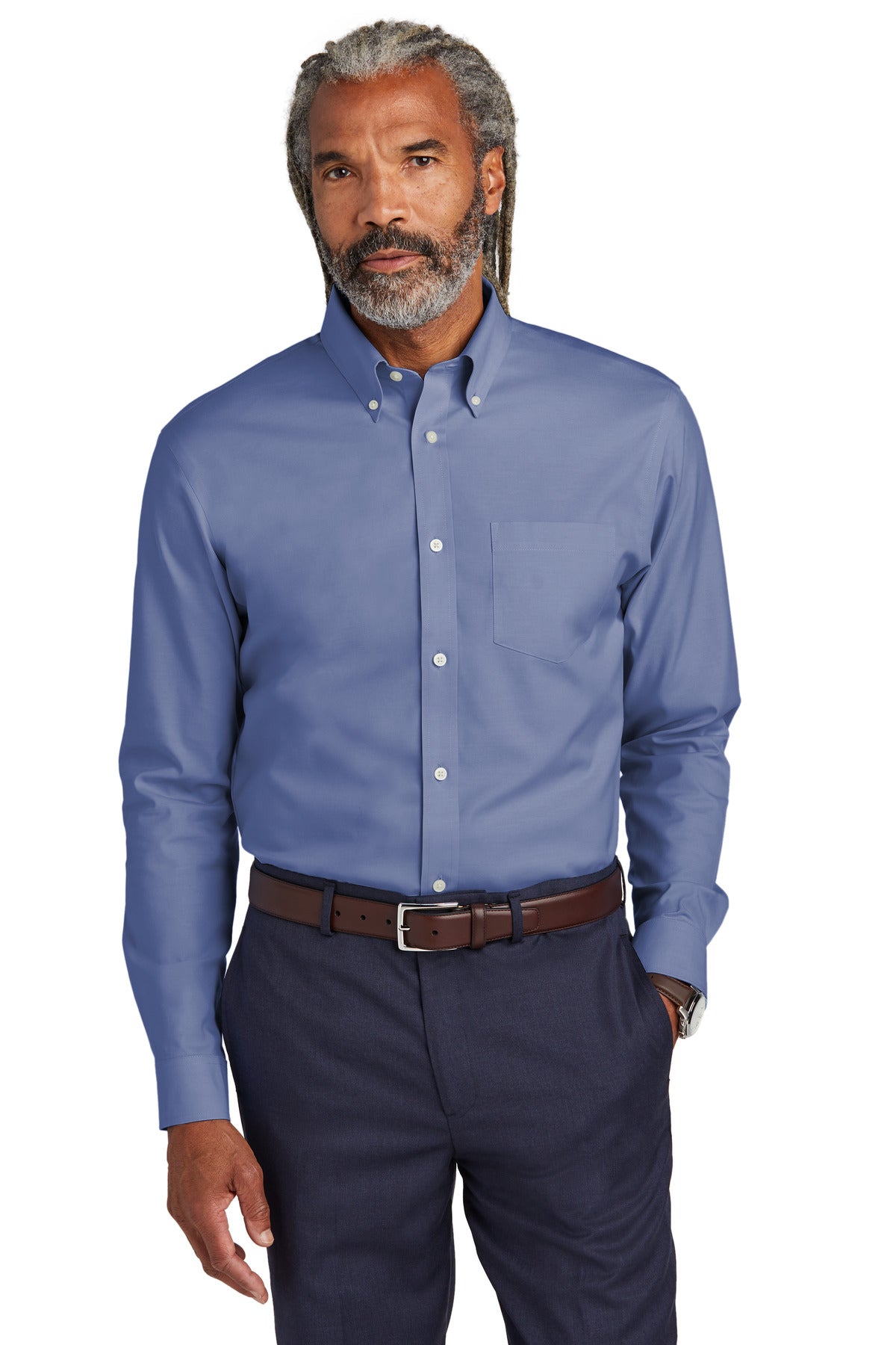 Brooks BrothersÂ® Tall Wrinkle-Free Stretch Pinpoint Shirt TBB18000