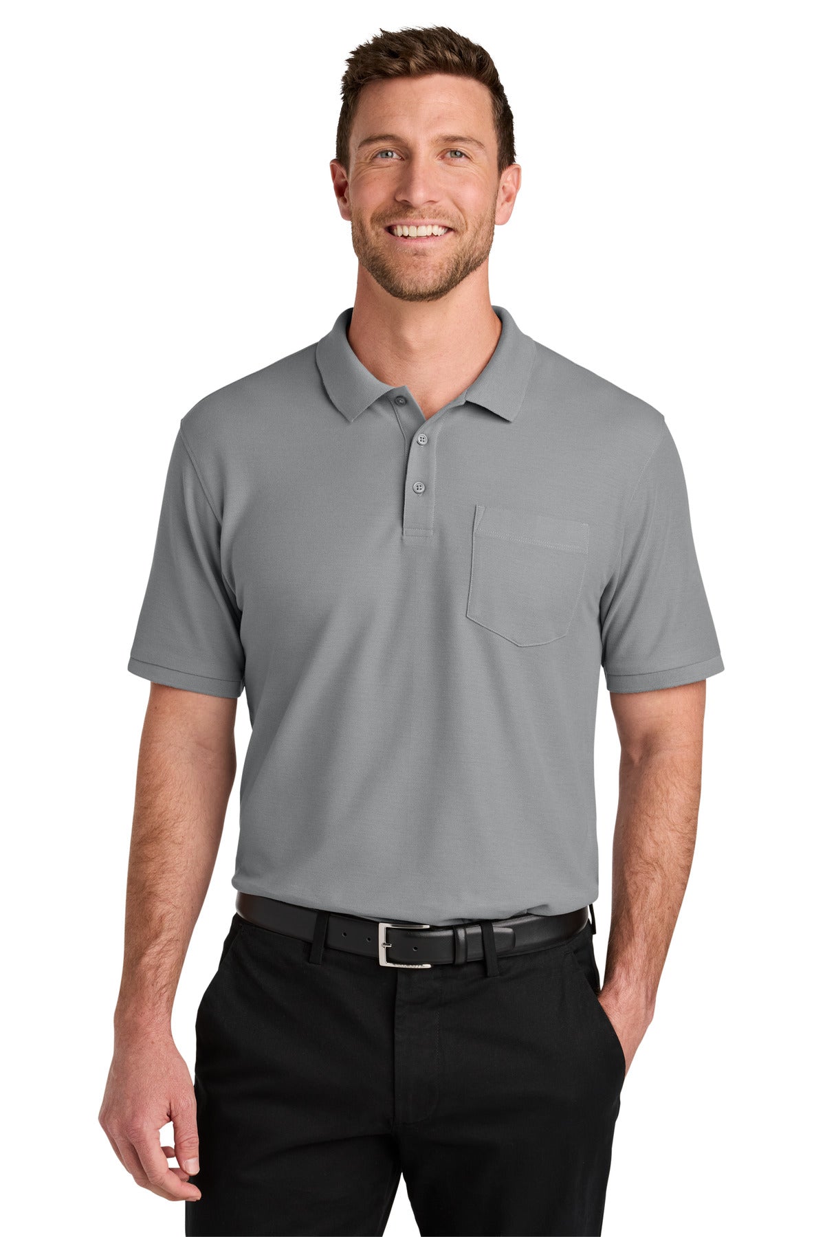 Port AuthorityÂ® Tall Wearever Signature Pique Pocket Polo TLK200P