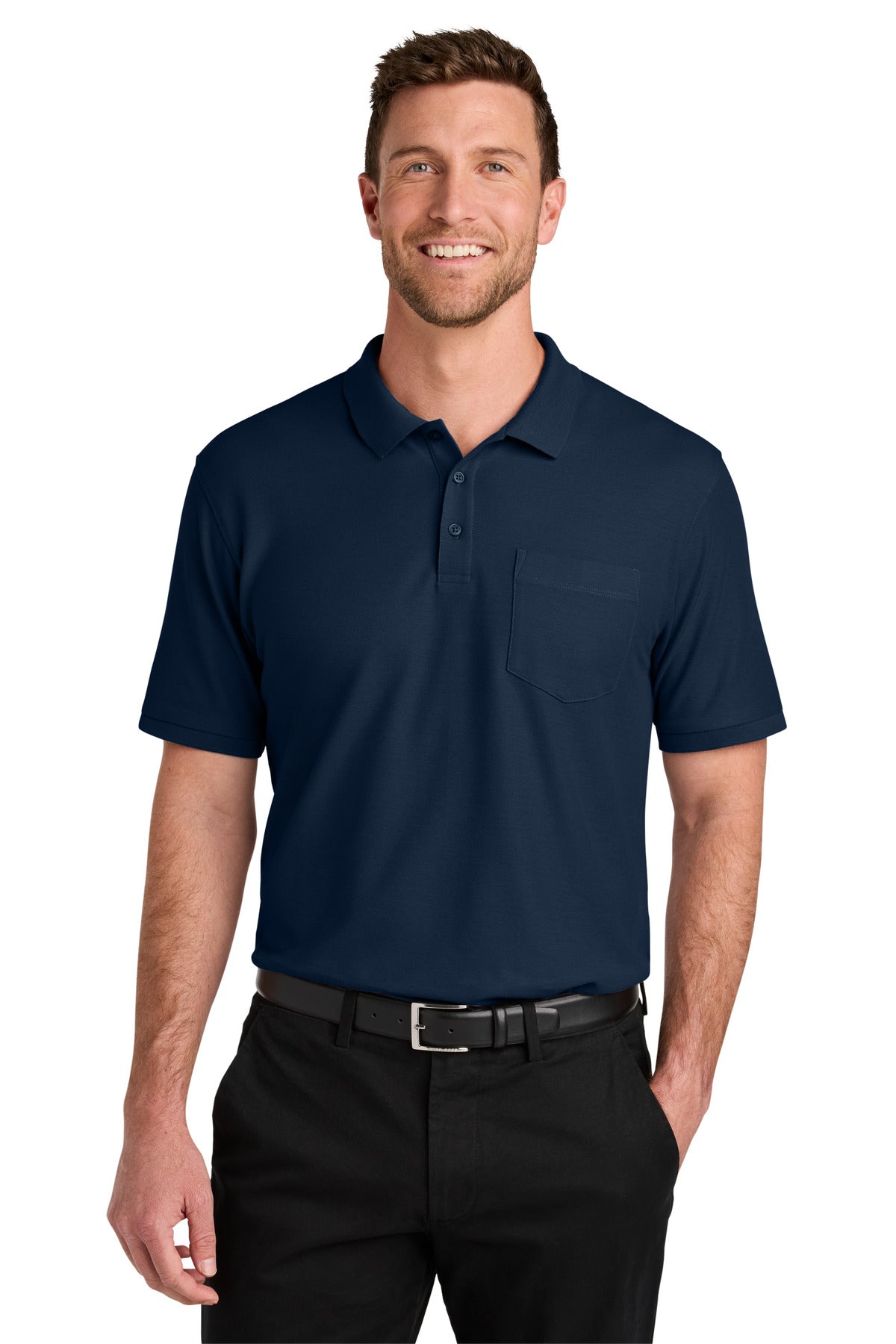 Port AuthorityÂ® Tall Wearever Signature Pique Pocket Polo TLK200P