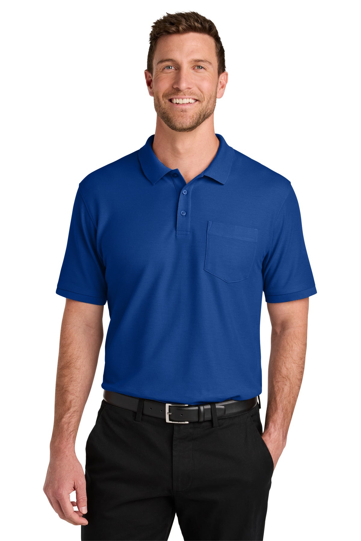 Port AuthorityÂ® Tall Wearever Signature Pique Pocket Polo TLK200P