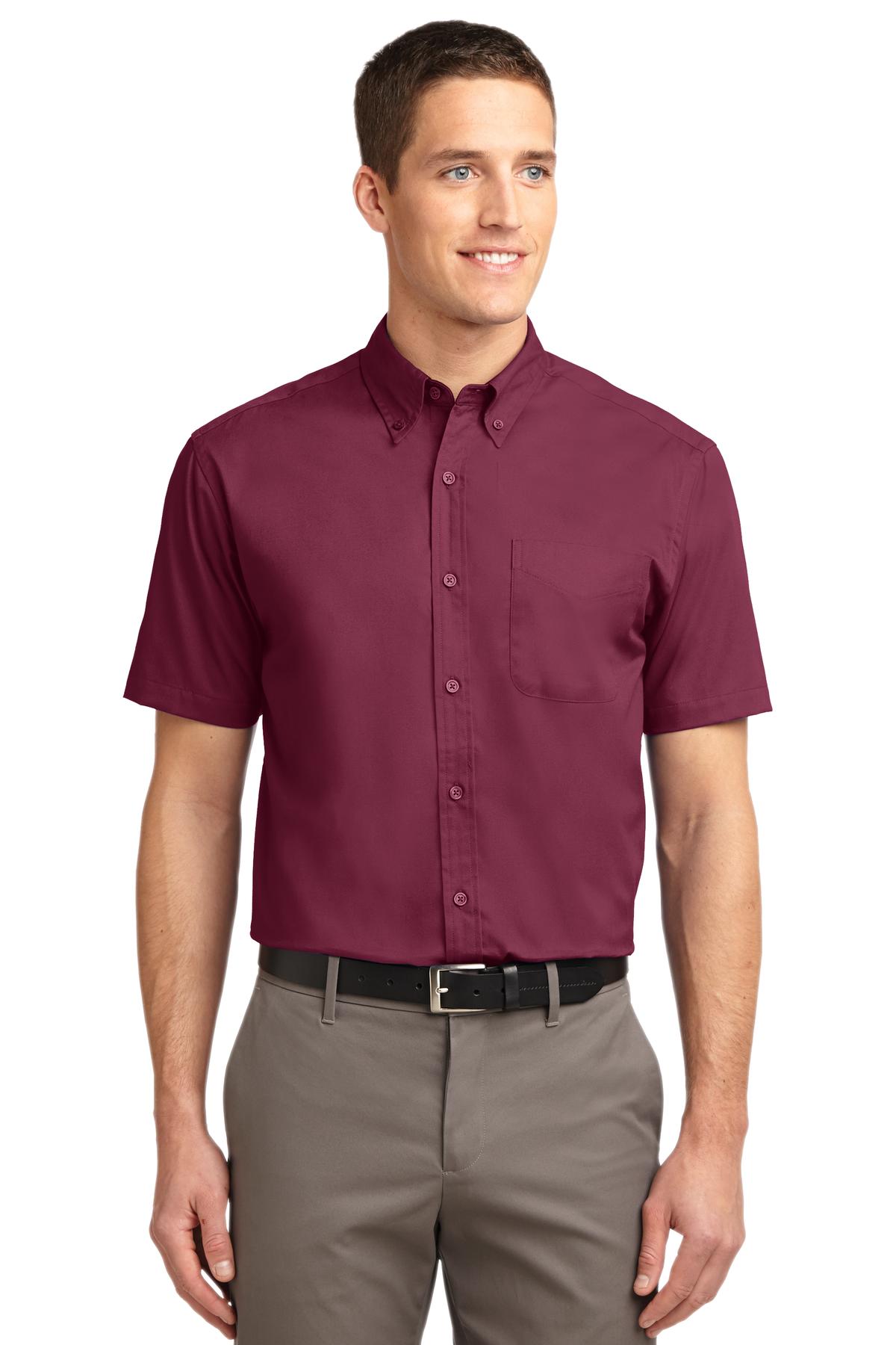 Port Authority?? Tall Short Sleeve Easy Care Shirt. TLS508