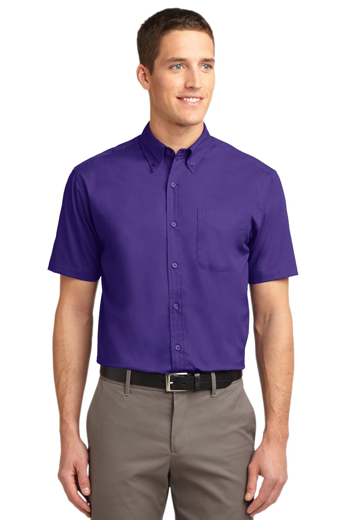 Port Authority?? Tall Short Sleeve Easy Care Shirt. TLS508