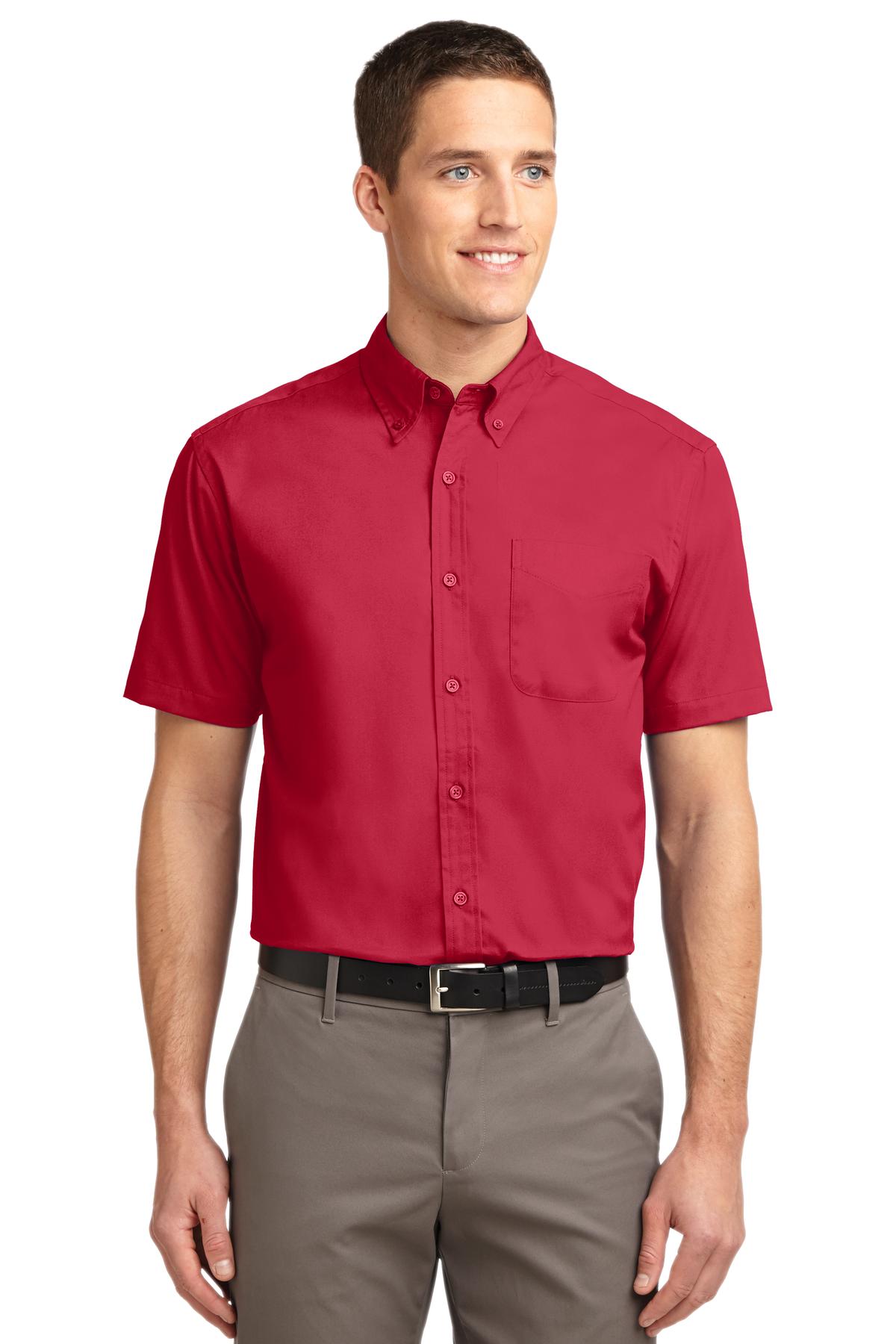 Port AuthorityÂ® Tall Short Sleeve Easy Care Shirt. TLS508