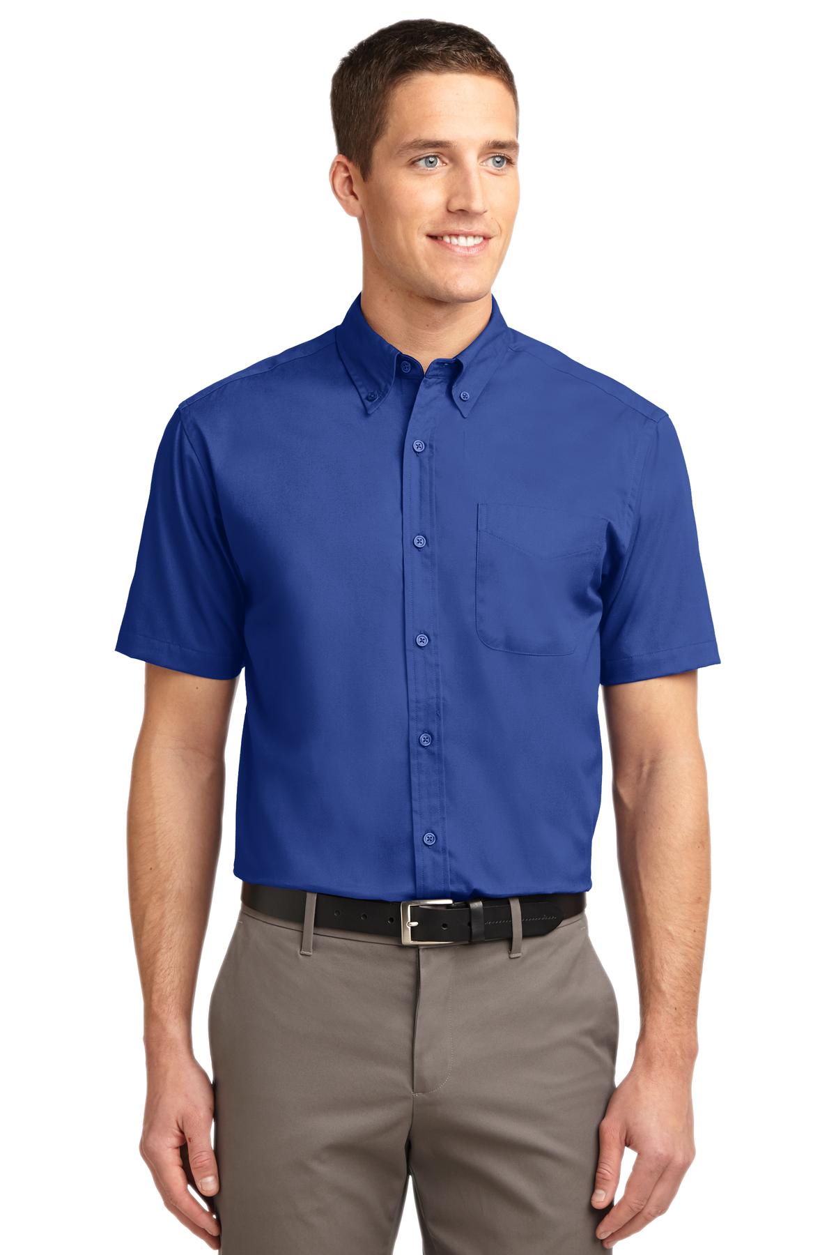 Port AuthorityÂ® Tall Short Sleeve Easy Care Shirt. TLS508