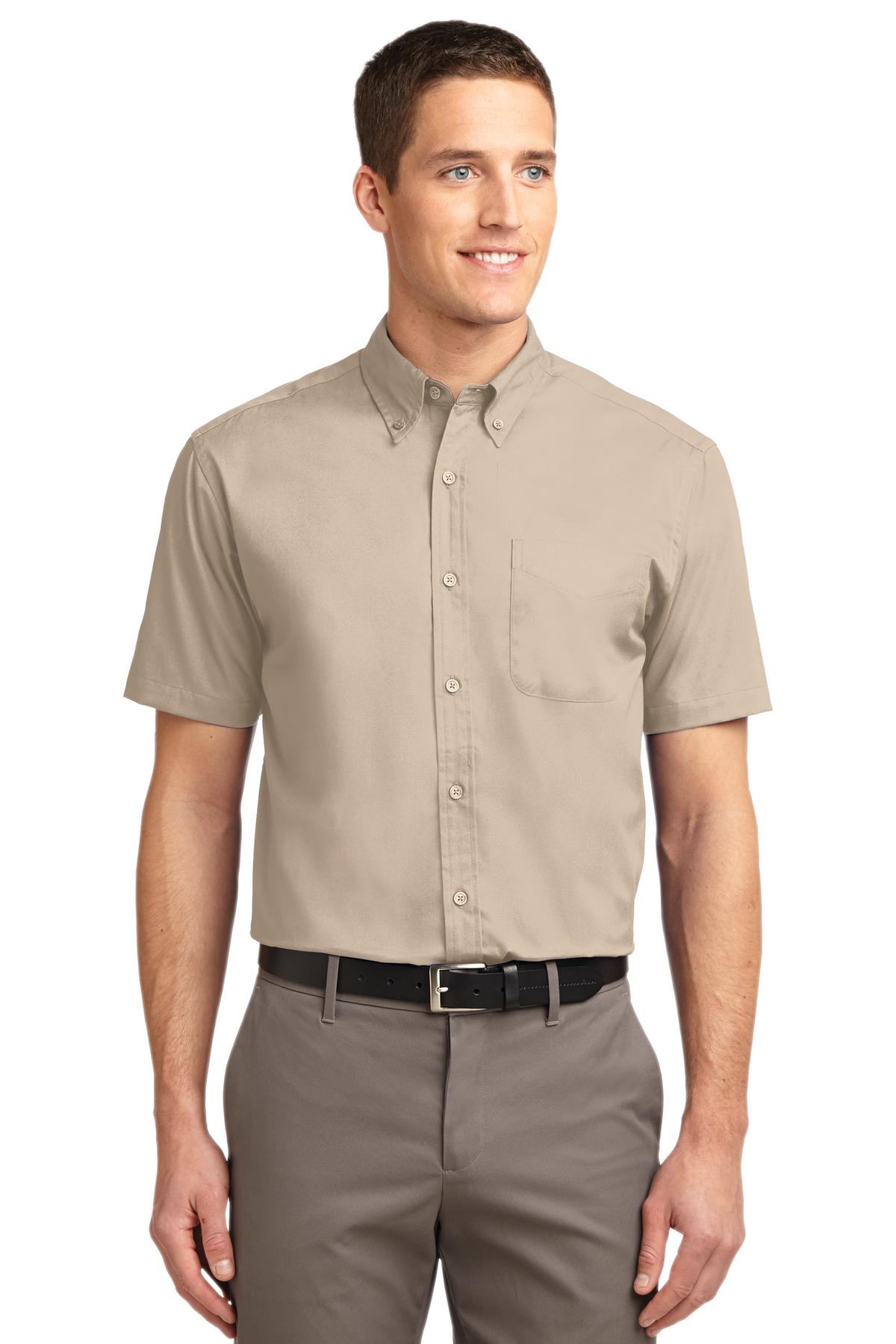 Port AuthorityÂ® Tall Short Sleeve Easy Care Shirt. TLS508