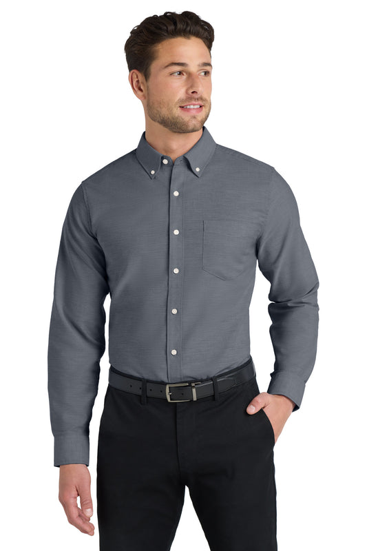 Port AuthorityÂ® Tall SuperProâ„¢ Oxford Shirt. TS658