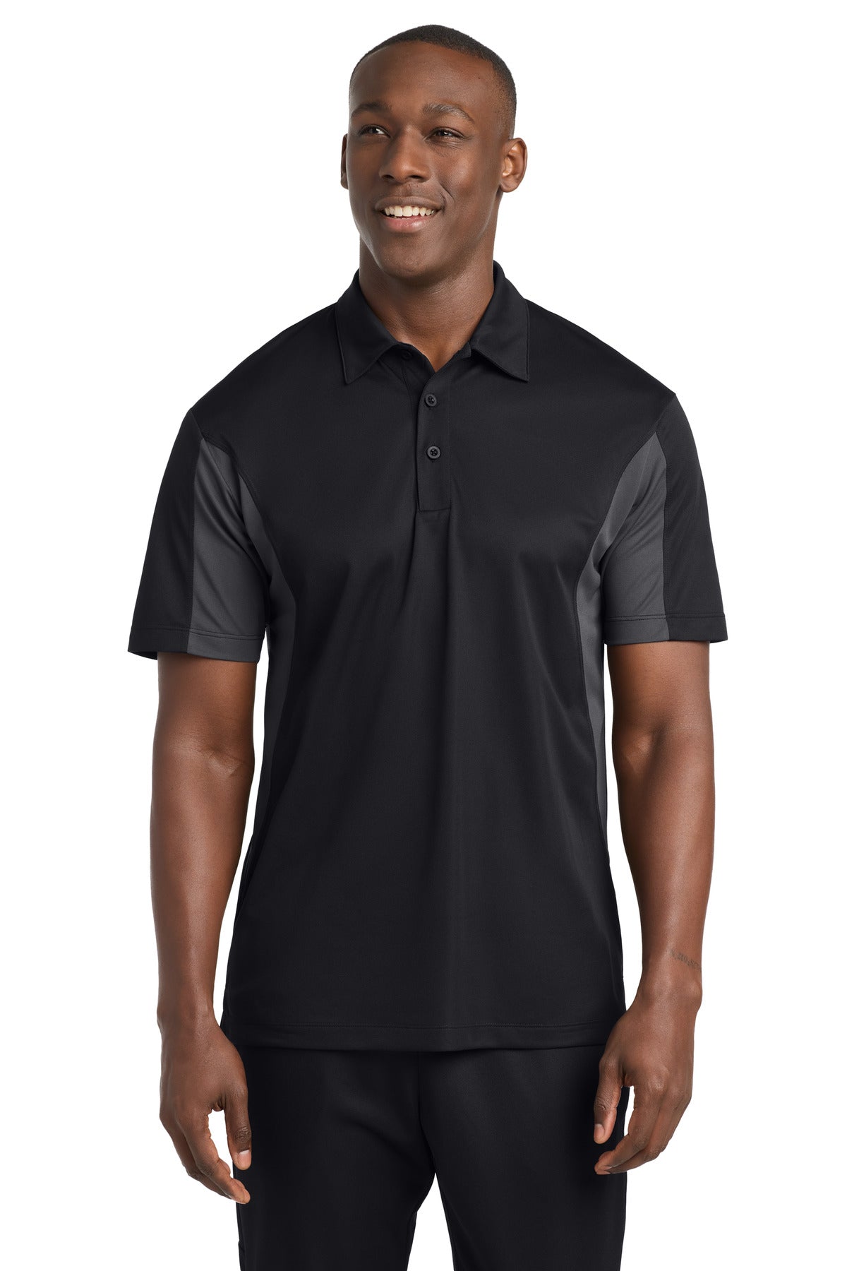 Sport-TekÂ® Tall Side Blocked Micropique Sport-WickÂ® Polo. TST655