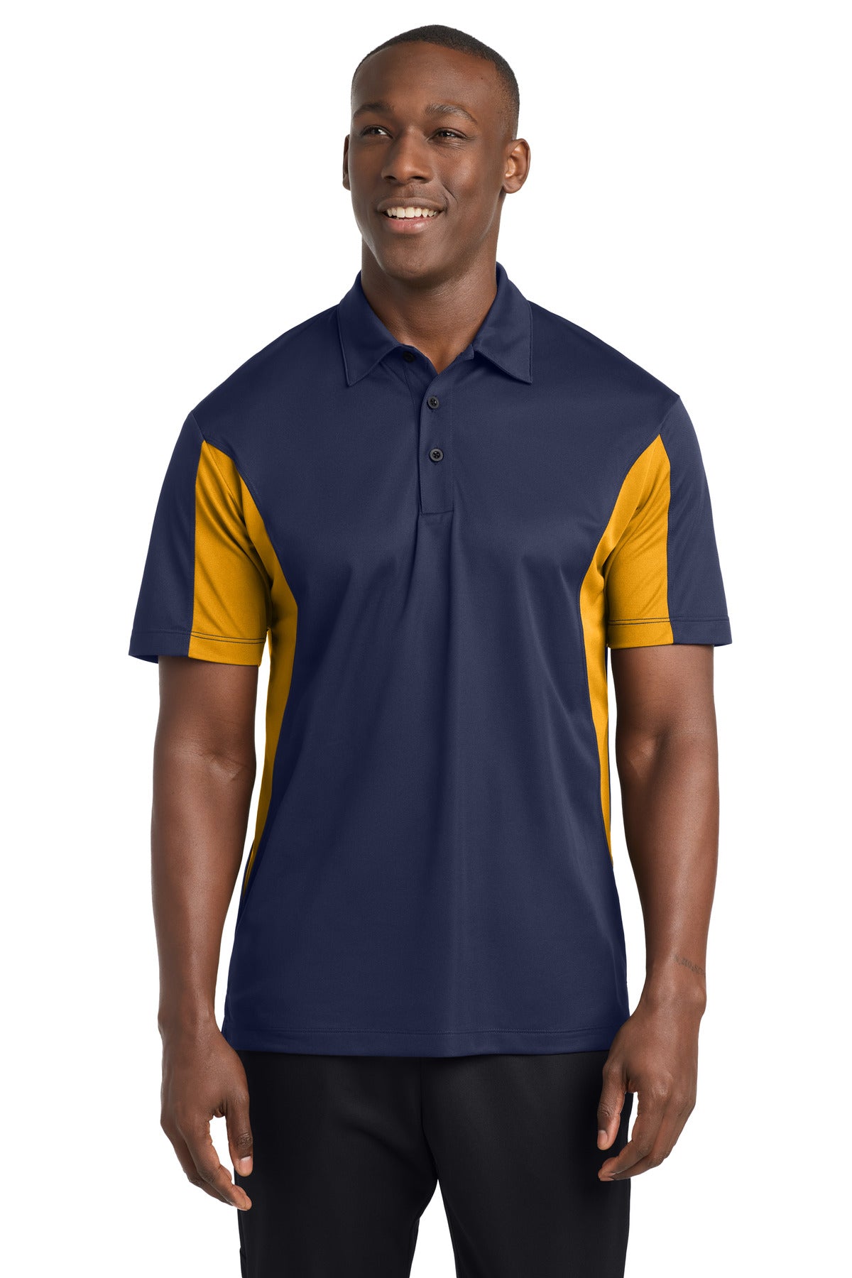 Sport-TekÂ® Tall Side Blocked Micropique Sport-WickÂ® Polo. TST655