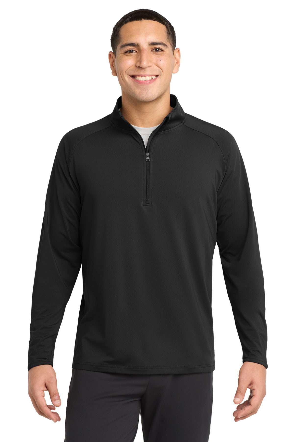 Sport-TekÂ® Tall Sport-WickÂ® Stretch 1/4-Zip Pullover. TST850