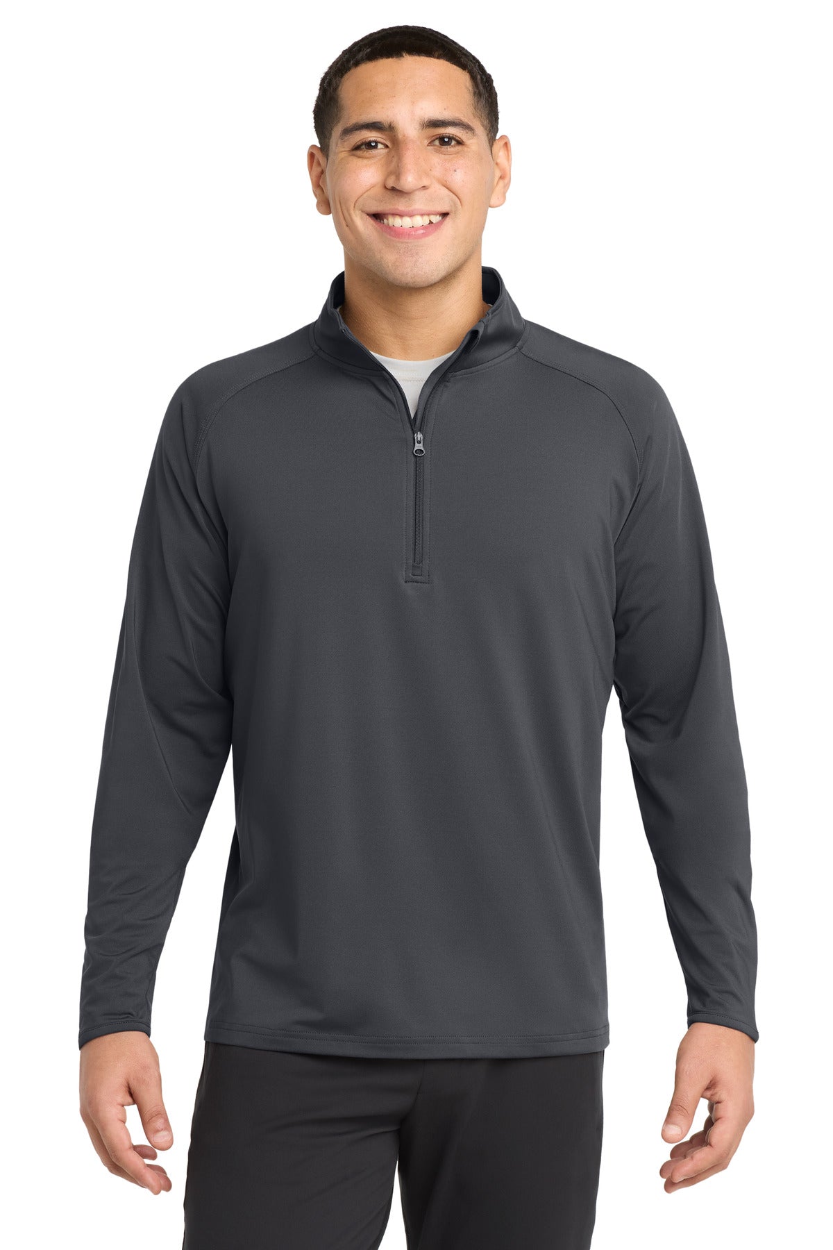 Sport-TekÂ® Tall Sport-WickÂ® Stretch 1/4-Zip Pullover. TST850