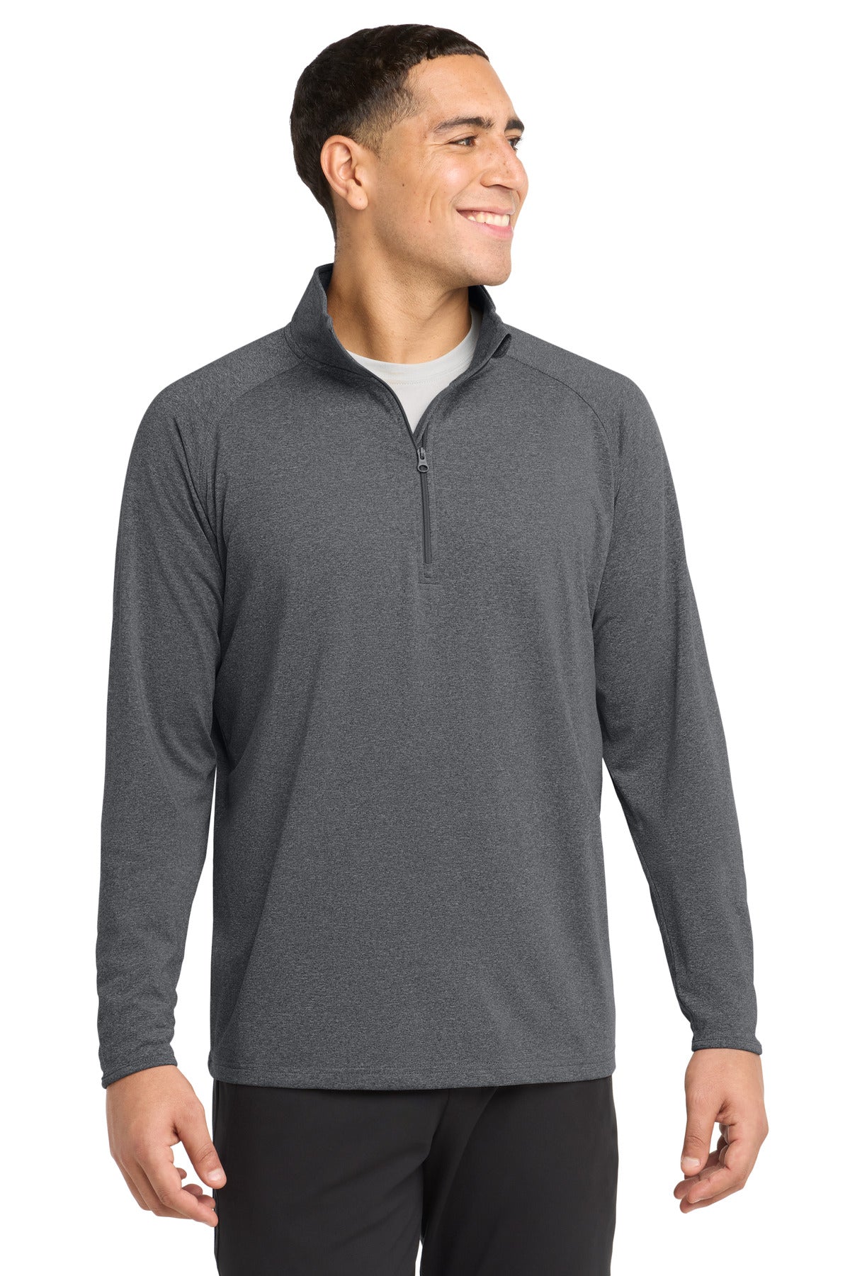 Sport-TekÂ® Tall Sport-WickÂ® Stretch 1/4-Zip Pullover. TST850