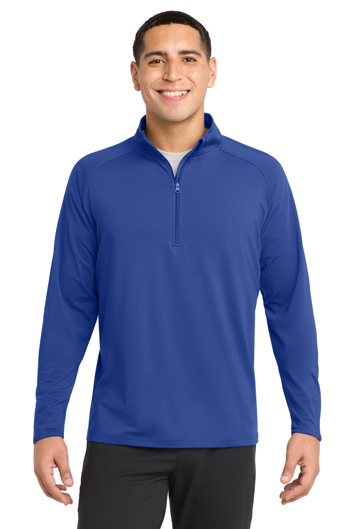 Sport-TekÂ® Tall Sport-WickÂ® Stretch 1/4-Zip Pullover. TST850
