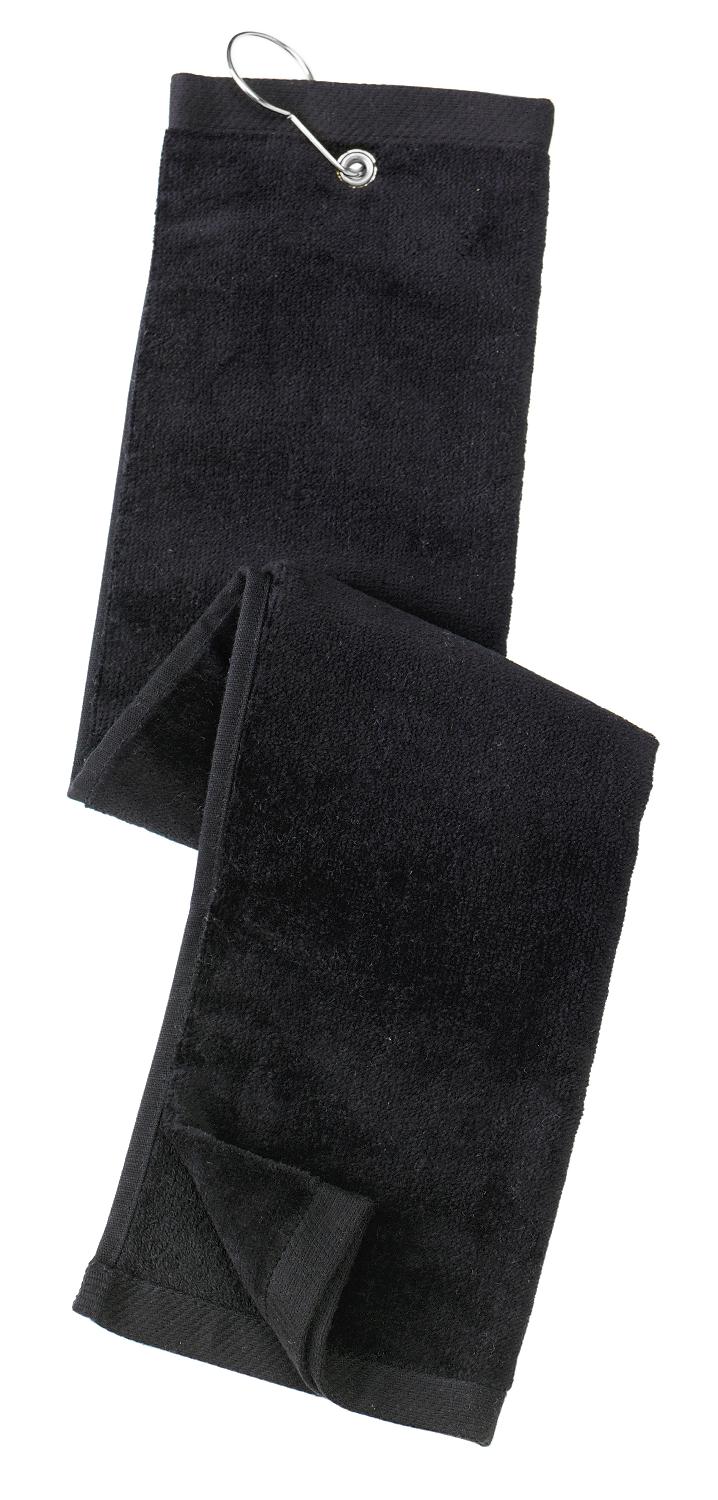 Port AuthorityÂ® Grommeted Tri-Fold Golf Towel.  TW50