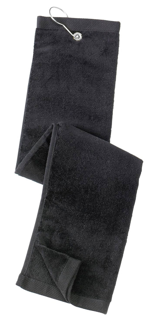 Port AuthorityÂ® Grommeted Tri-Fold Golf Towel.  TW50