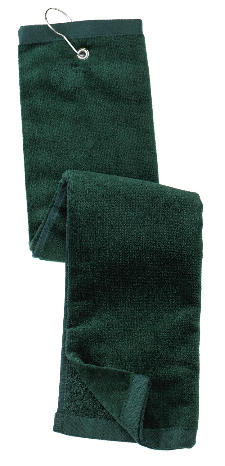 Port AuthorityÂ® Grommeted Tri-Fold Golf Towel.  TW50