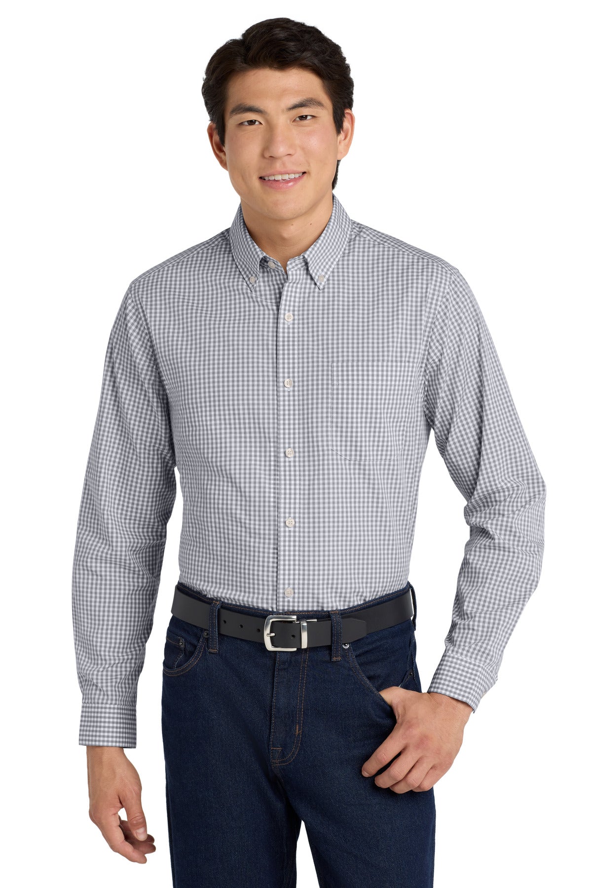 Port Authority Â® Broadcloth Gingham Easy Care Shirt W644