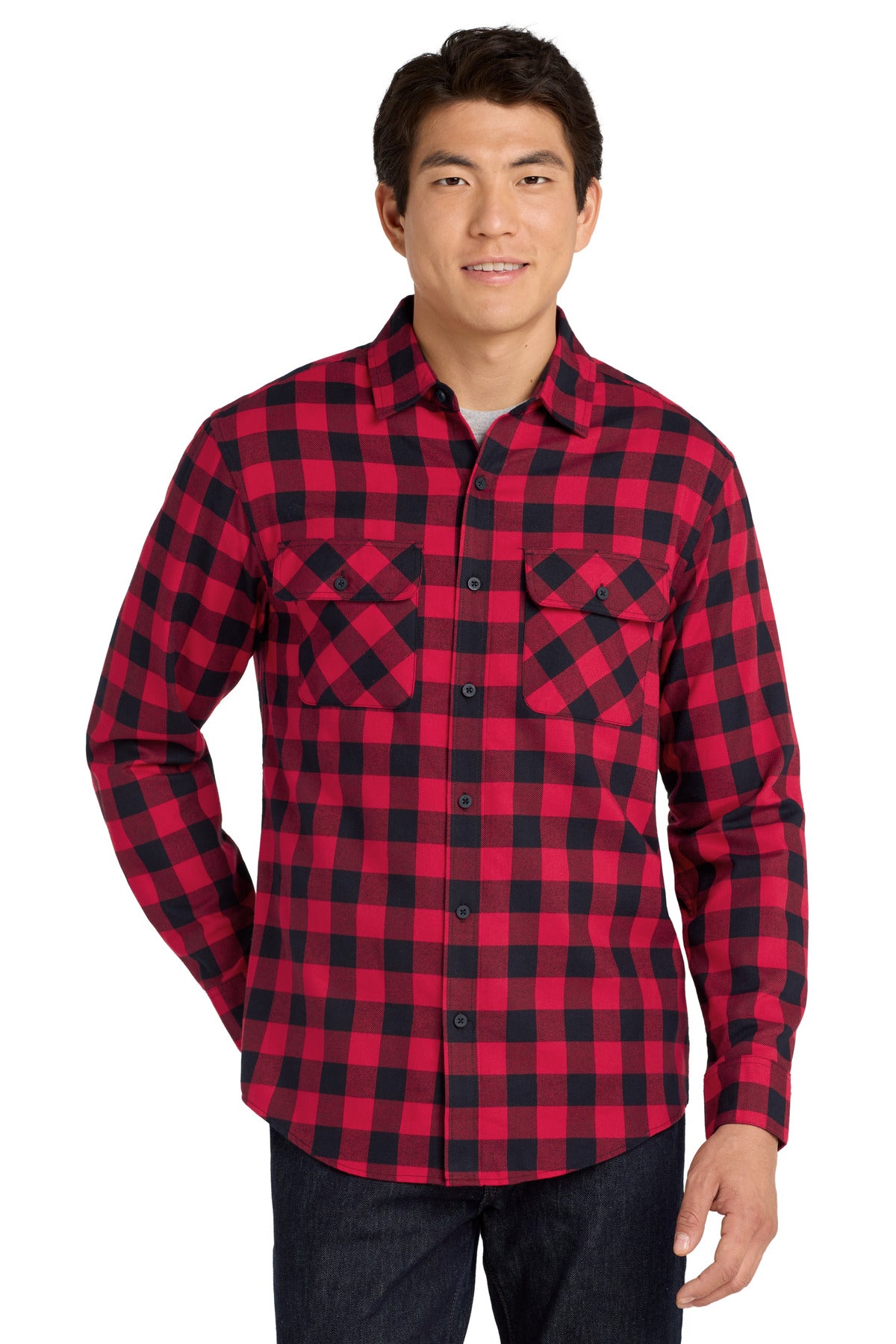 Port AuthorityÂ® Plaid Flannel Shirt. W668