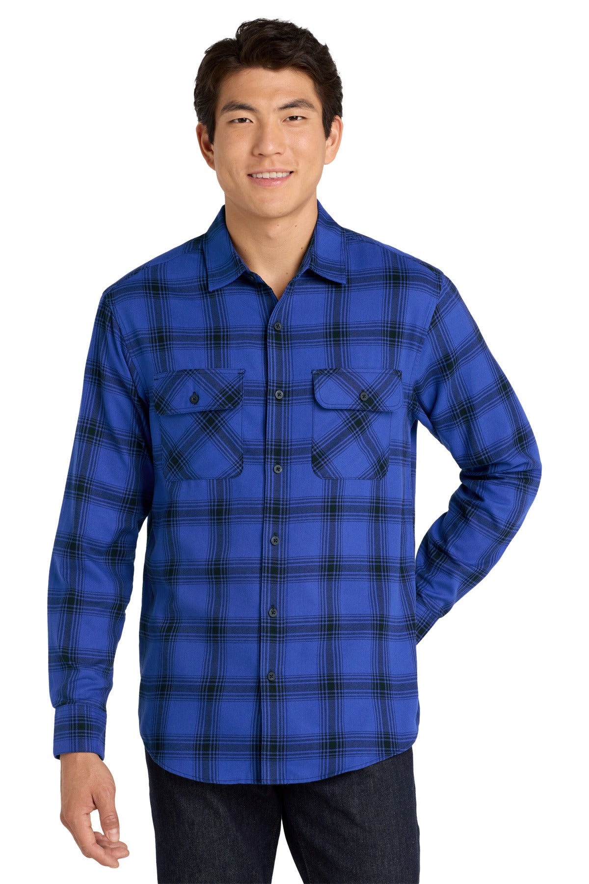 Port Authority?? Plaid Flannel Shirt. W668