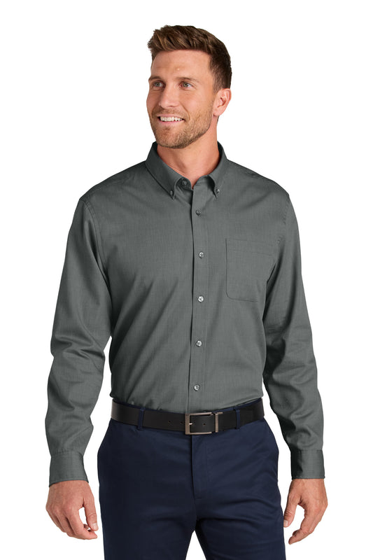Port AuthorityÂ® Long Sleeve Nailhead Easy Care Shirt W816