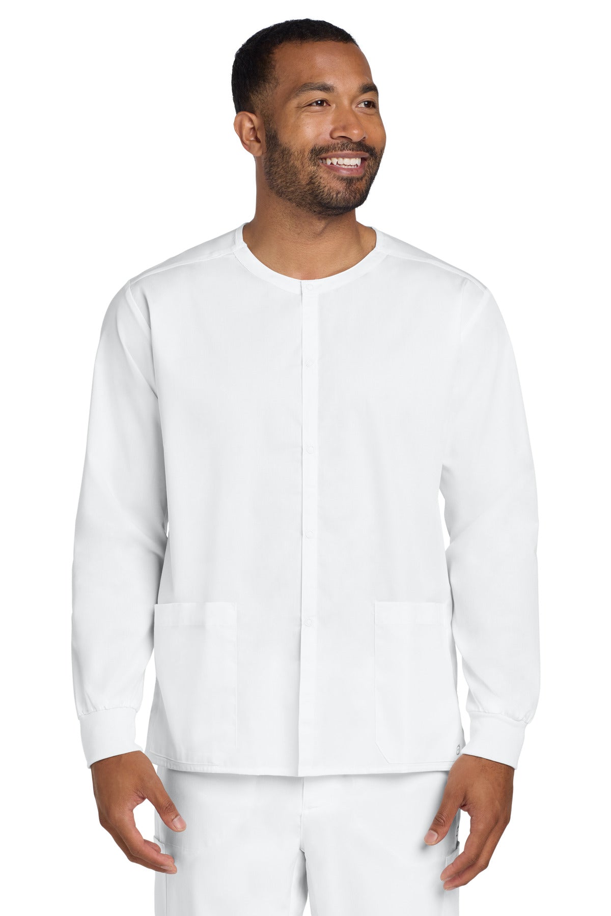 WinkÂ® Unisex WorkFlex Snap-Front Scrub Jacket WW3080