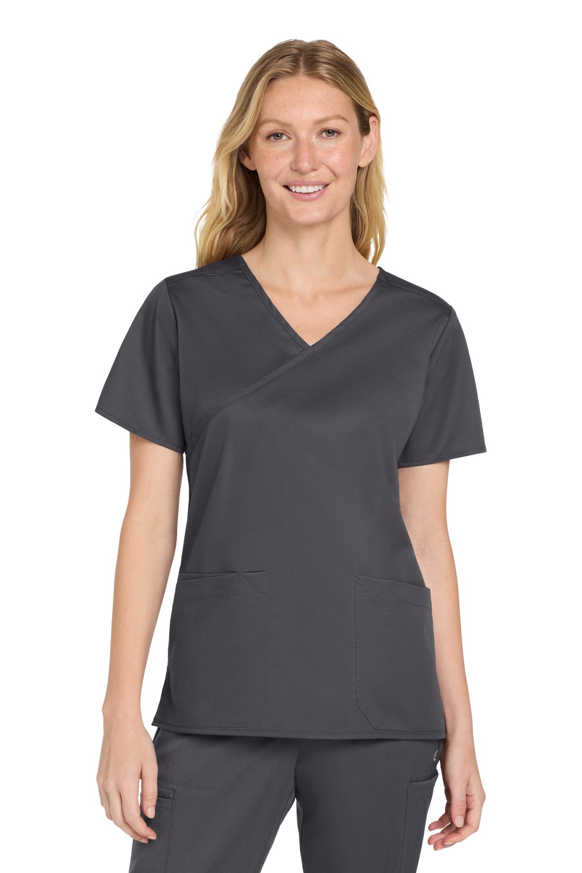 WinkÂ® Women's WorkFlexâ„¢ Mock Wrap Top WW4760