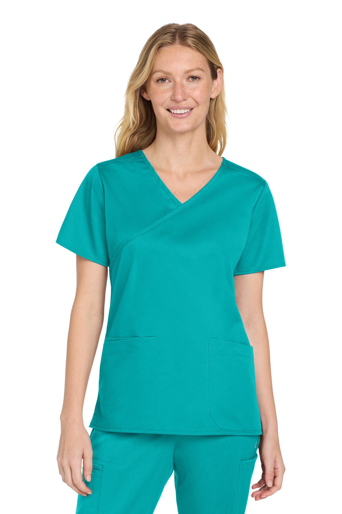 Wink?? Women's WorkFlexƒ?› Mock Wrap Top WW4760