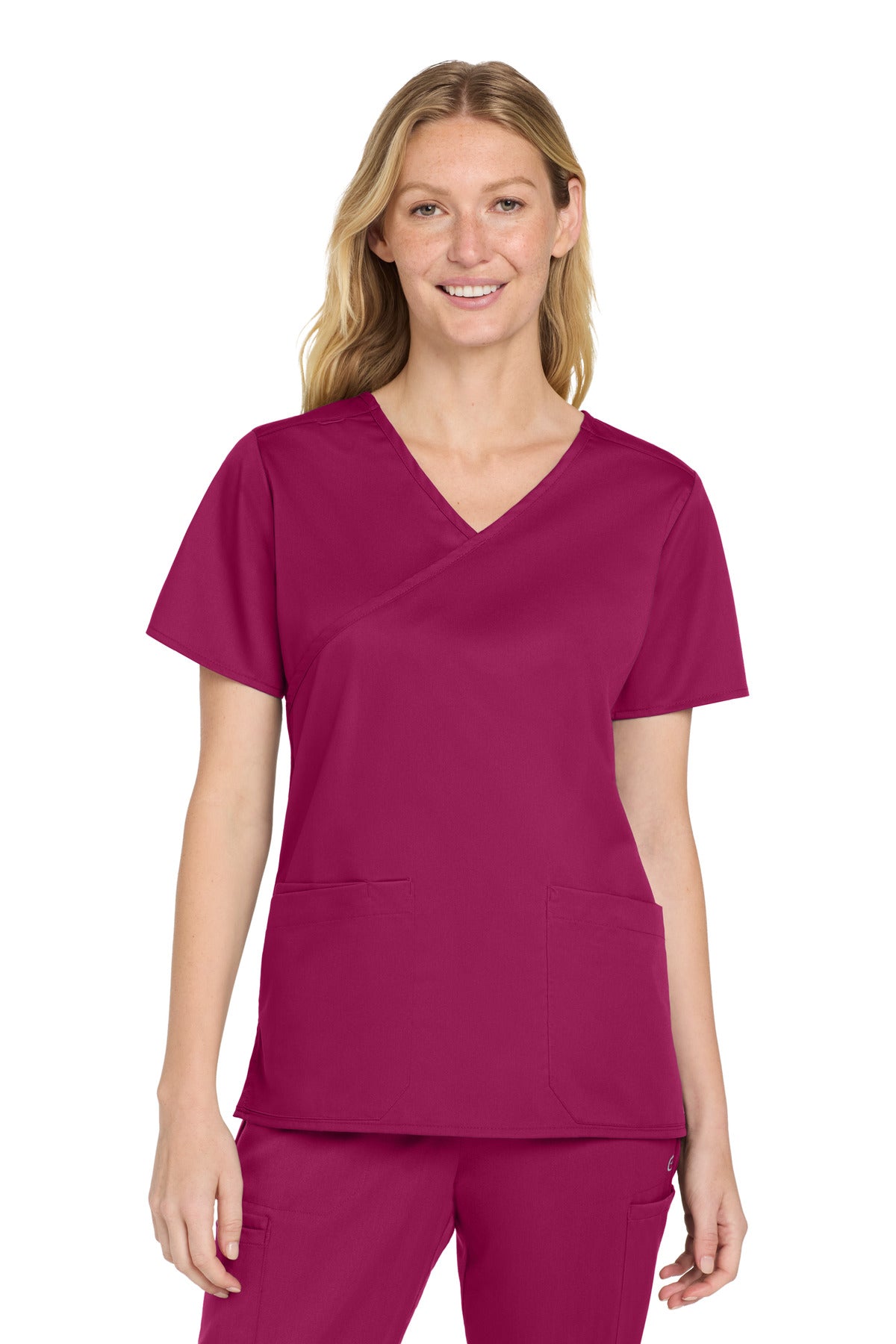 WinkÂ® Women's WorkFlexâ„¢ Mock Wrap Top WW4760