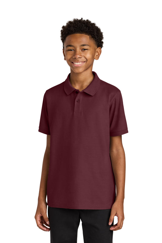 Port AuthorityÂ® Youth Wearever Signature Pique Polo Y200