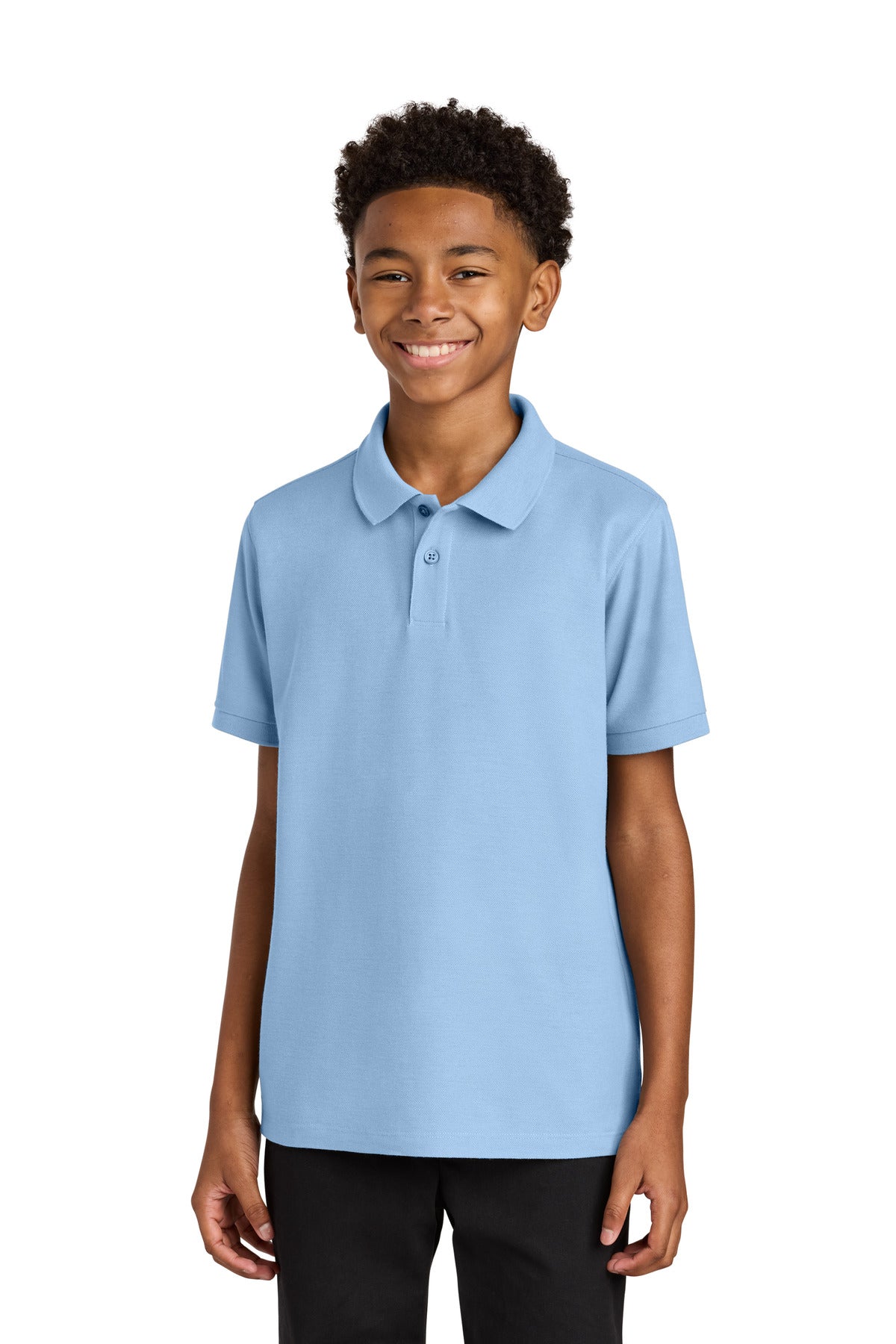 Port AuthorityÂ® Youth Wearever Signature Pique Polo Y200
