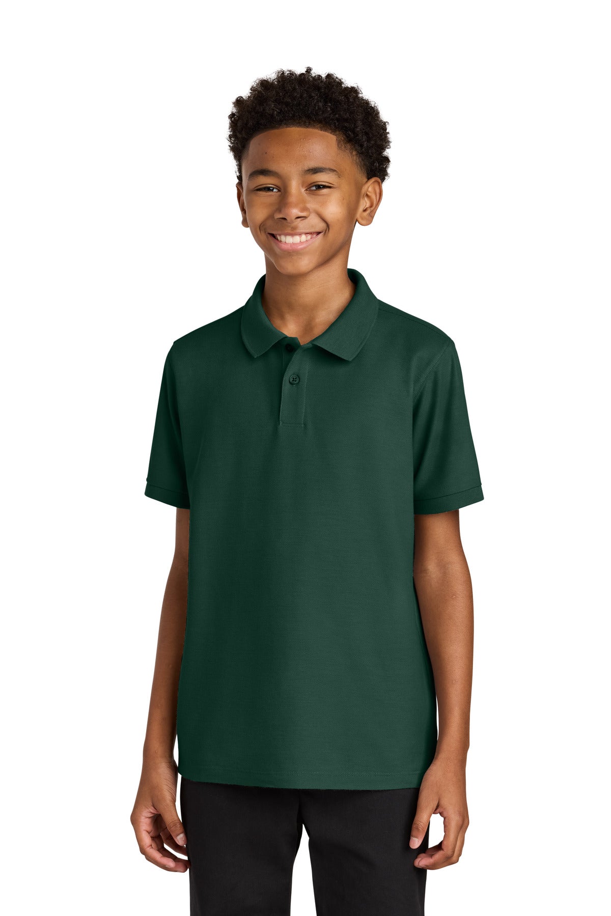 Port AuthorityÂ® Youth Wearever Signature Pique Polo Y200