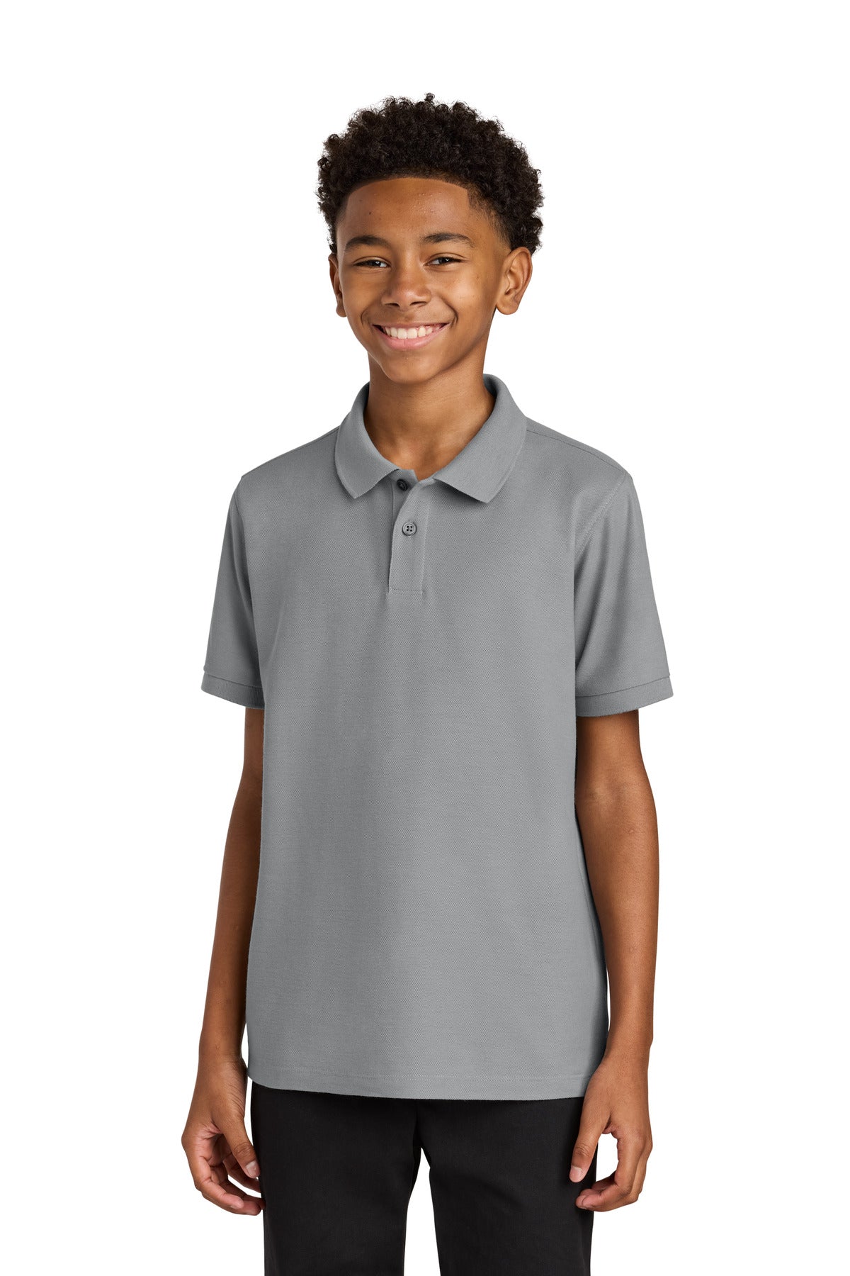 Port AuthorityÂ® Youth Wearever Signature Pique Polo Y200