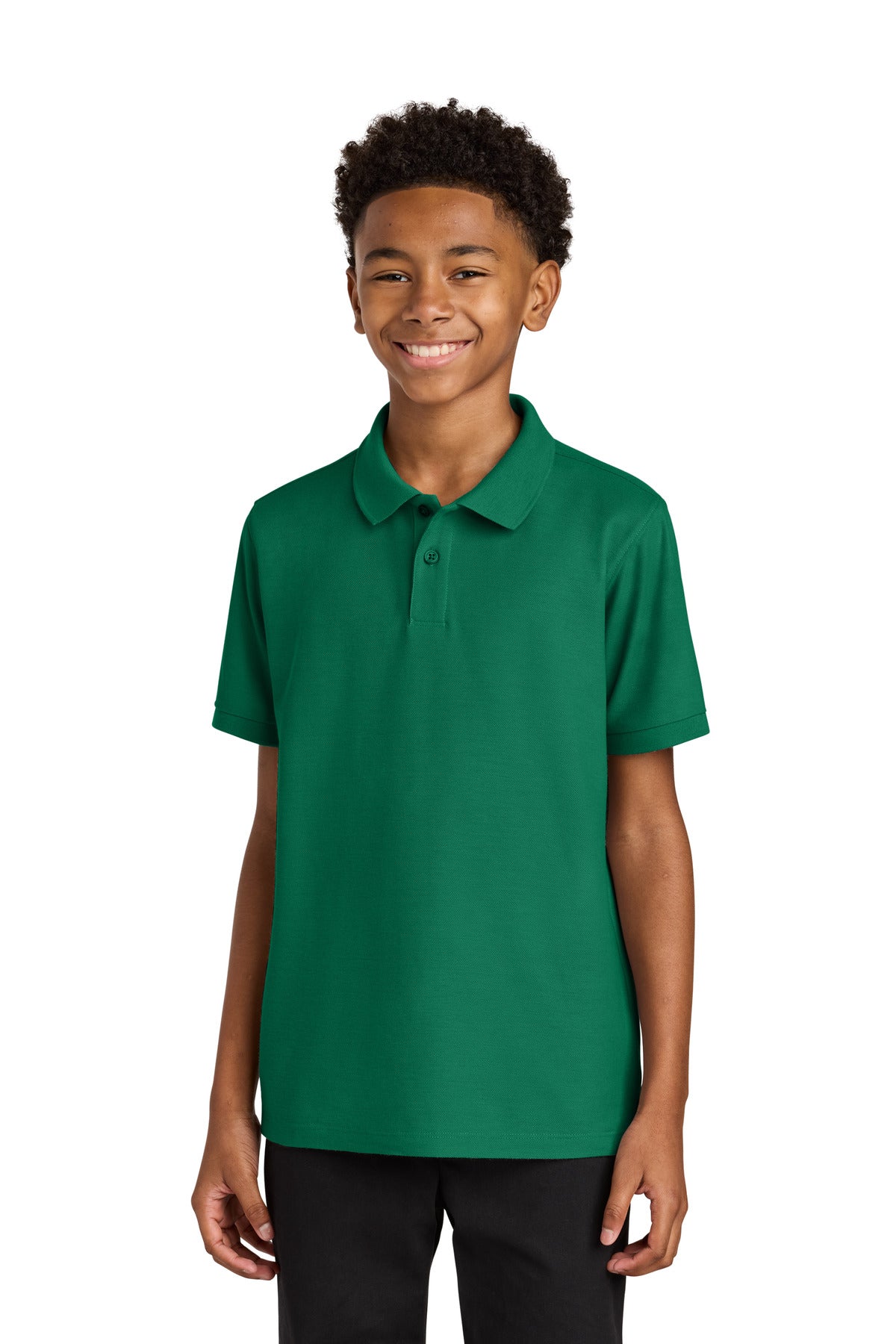 Port AuthorityÂ® Youth Wearever Signature Pique Polo Y200