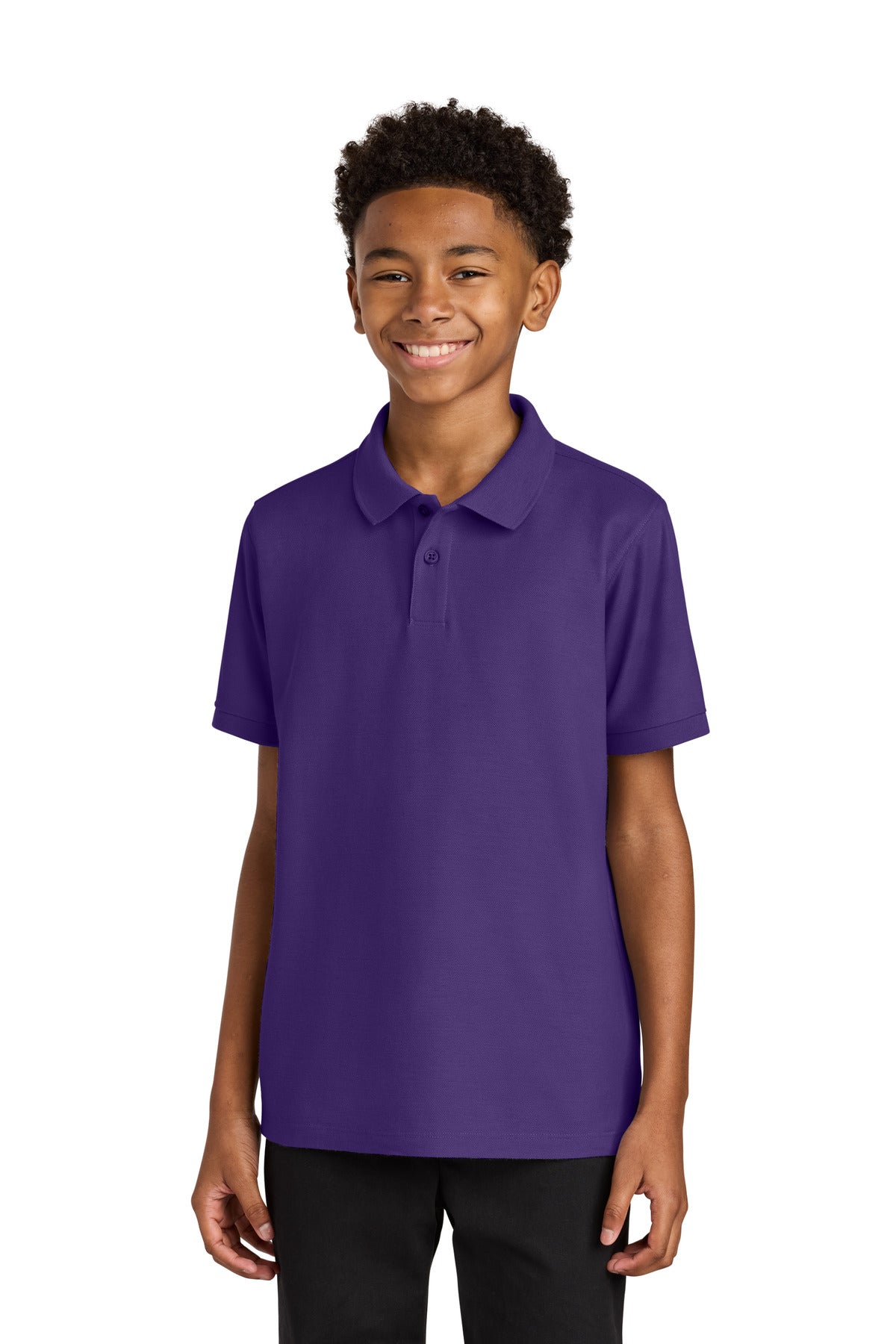 Port AuthorityÂ® Youth Wearever Signature Pique Polo Y200