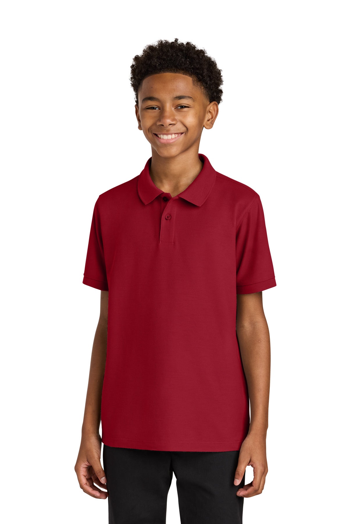 Port AuthorityÂ® Youth Wearever Signature Pique Polo Y200