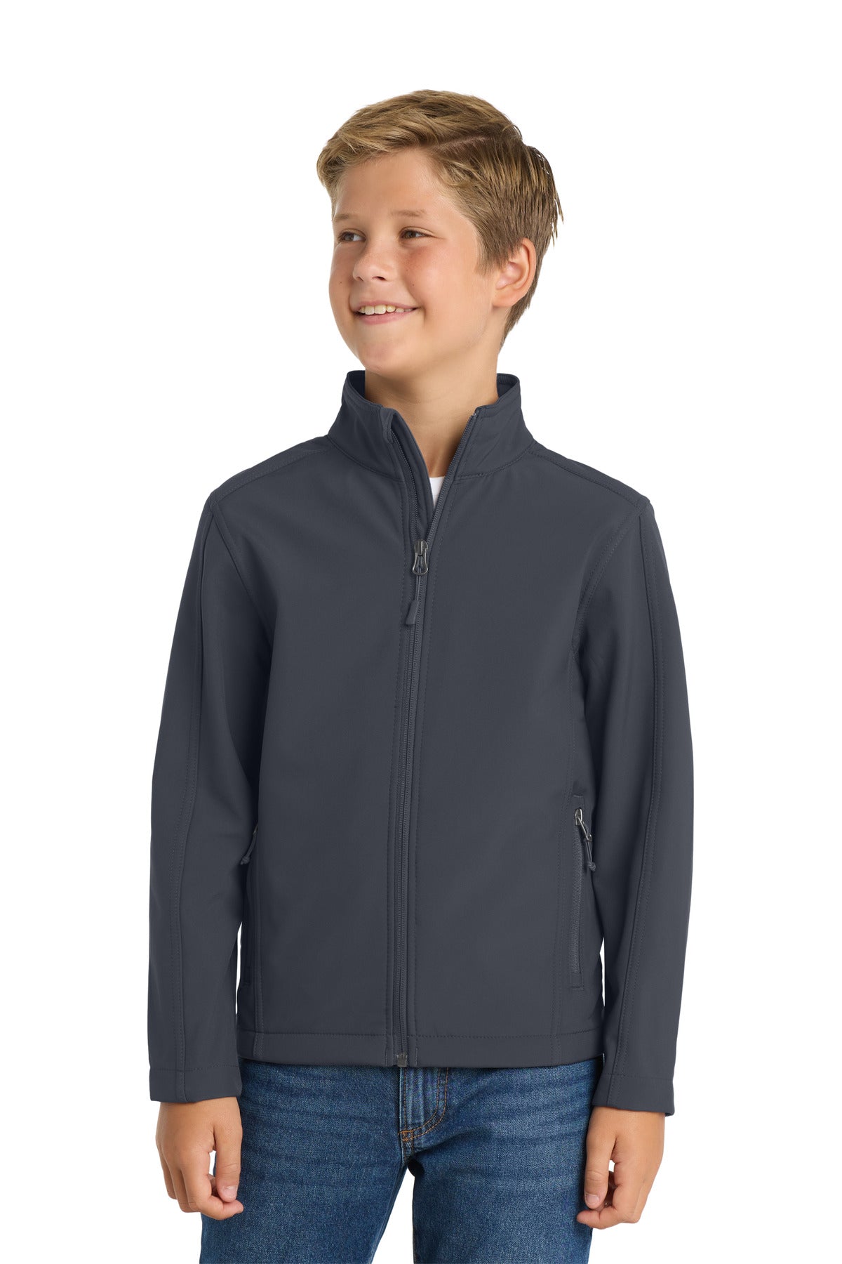 Port AuthorityÂ® Youth Core Soft Shell Jacket. Y317