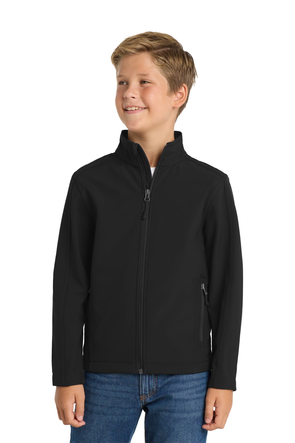 Port AuthorityÂ® Youth Core Soft Shell Jacket. Y317