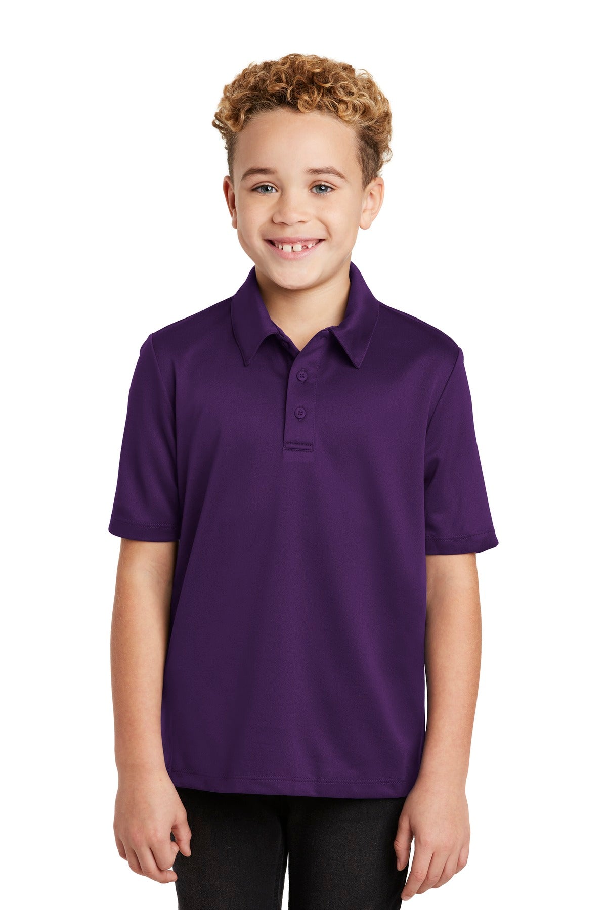 Port AuthorityÂ® Youth Silk Touchâ„¢ Performance Polo. Y540