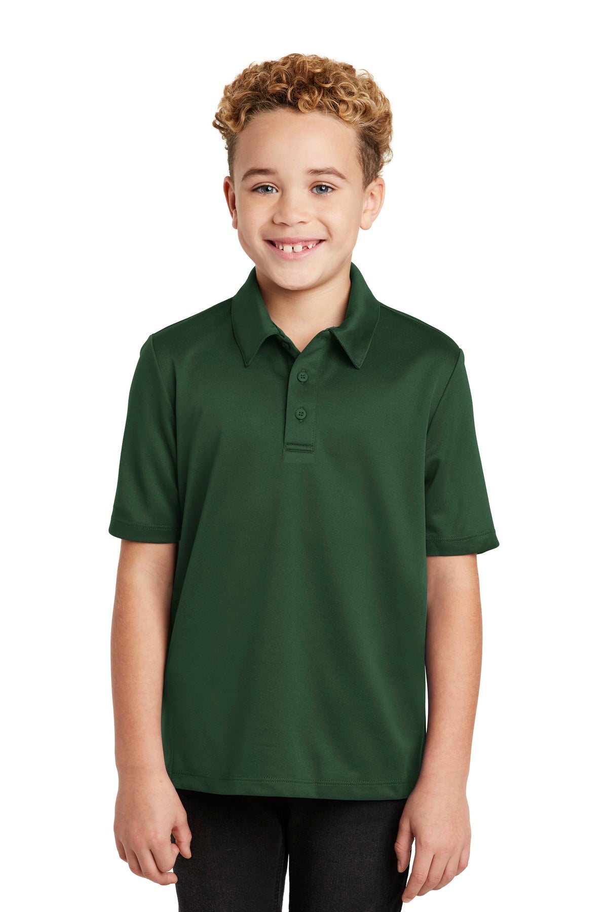 Port AuthorityÂ® Youth Silk Touchâ„¢ Performance Polo. Y540